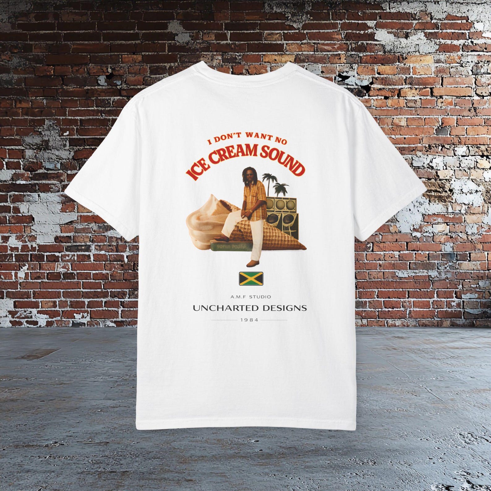 Funny Reggae Ice Cream Sound T shirt, Jamaican Reggae Shirt, Sound System Culture Tee, Reggae Music Graphic Tee, Jamaica Pride Shirt 3XL