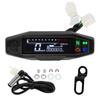 Mini Universal Drehzahlmesser für Motorrad LCD Digitaler Tacho Kilometerzähler Elektromotorrad Geschwindigkeitsmesser Moto Zubehör