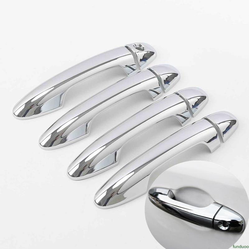 Car Decoration Door Handle Cover For Toyota Yaris Vios XP150 Facelift - Cars Accessories Chrome Silver Exterior Styling
