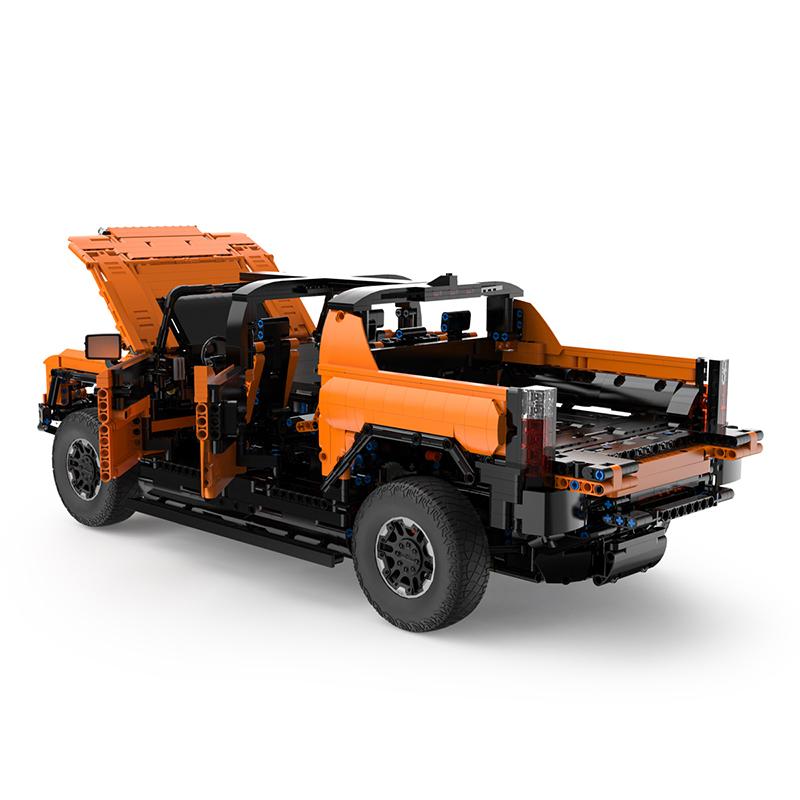 1:10 Classic Off-Road Vehicle Model Building Block Building Set, Moc Model Ornaments Educational Toys, Static Car Model Gifts