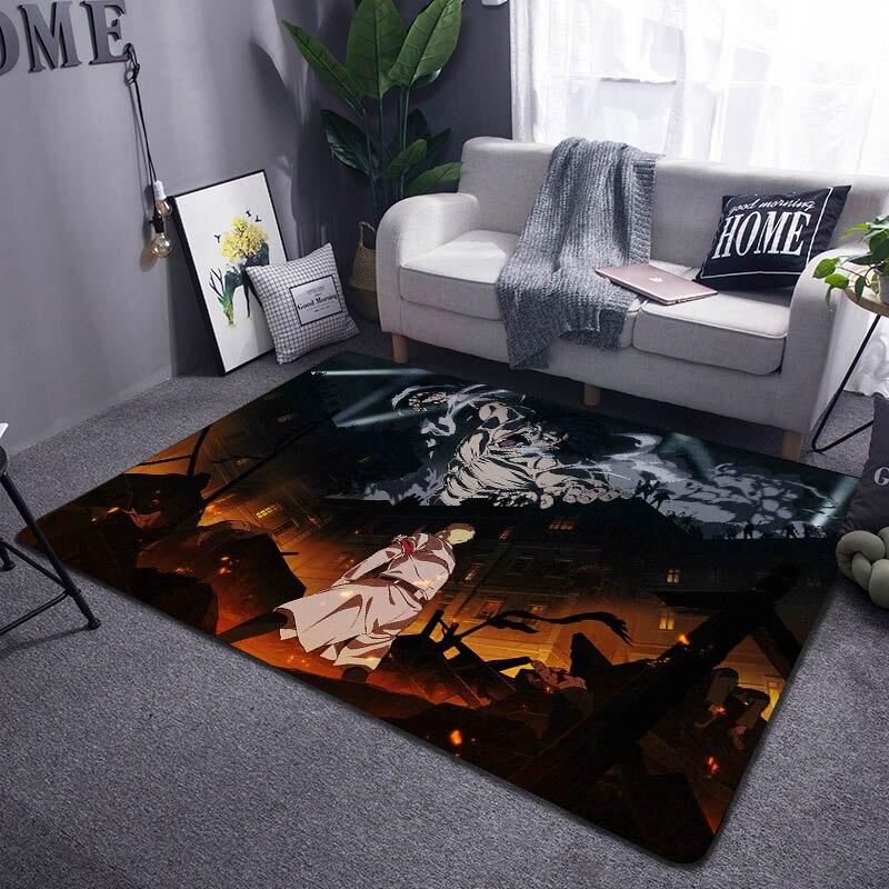 Attack On Titan Wings of Freedom Cartoon Carpet Children's Carpet Living Room Bedroom Anti-slip Carpet Photography Props Carpet