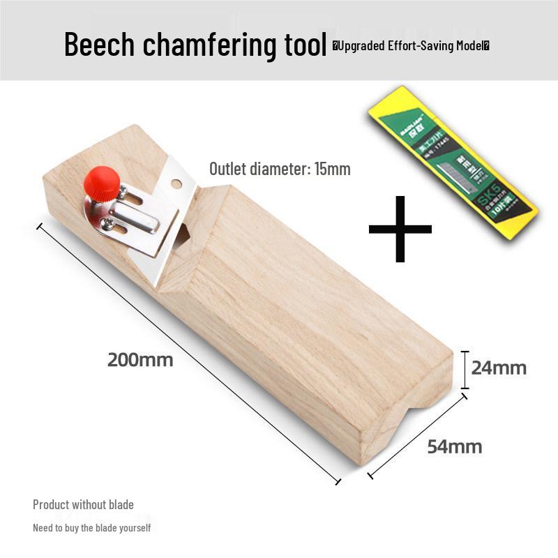 45° V-Groove Gypsum Board Chamfering Planer - Sound-Absorbing Woodworking Tool