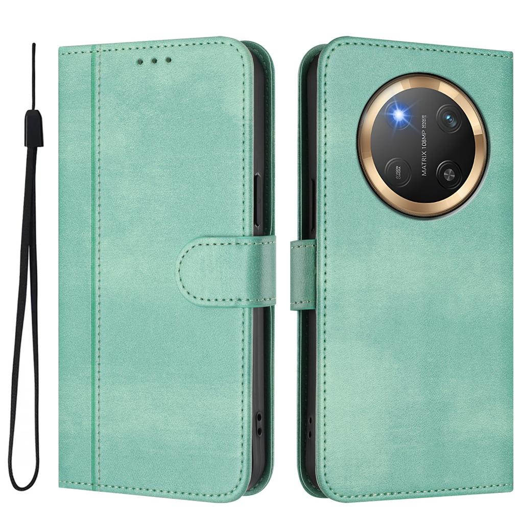 For Honor Magic7 Lite 5G/Honor X9c 5G Cases Wallet Stand Retro Texture Leather Phone Cover with Lanyard