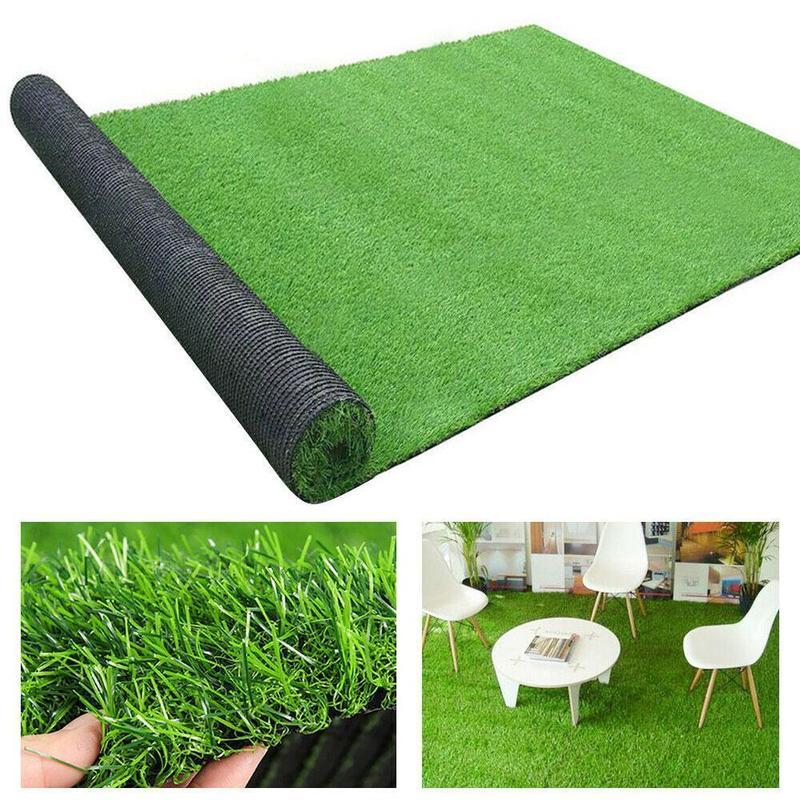 Mat Washable Turf Outdoor Garden Decor Fake Grass Mat Carpet Indoor Artificial Turf Grass Lawn Realistic Synthetic