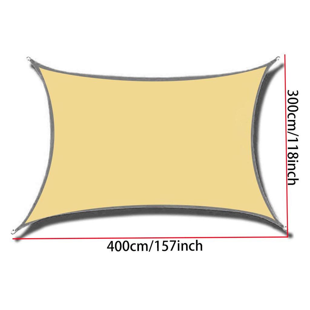 Waterproof Oxford Sunshade Sail for Outdoor Garden, Beach, Parking & Pool Heat Protection