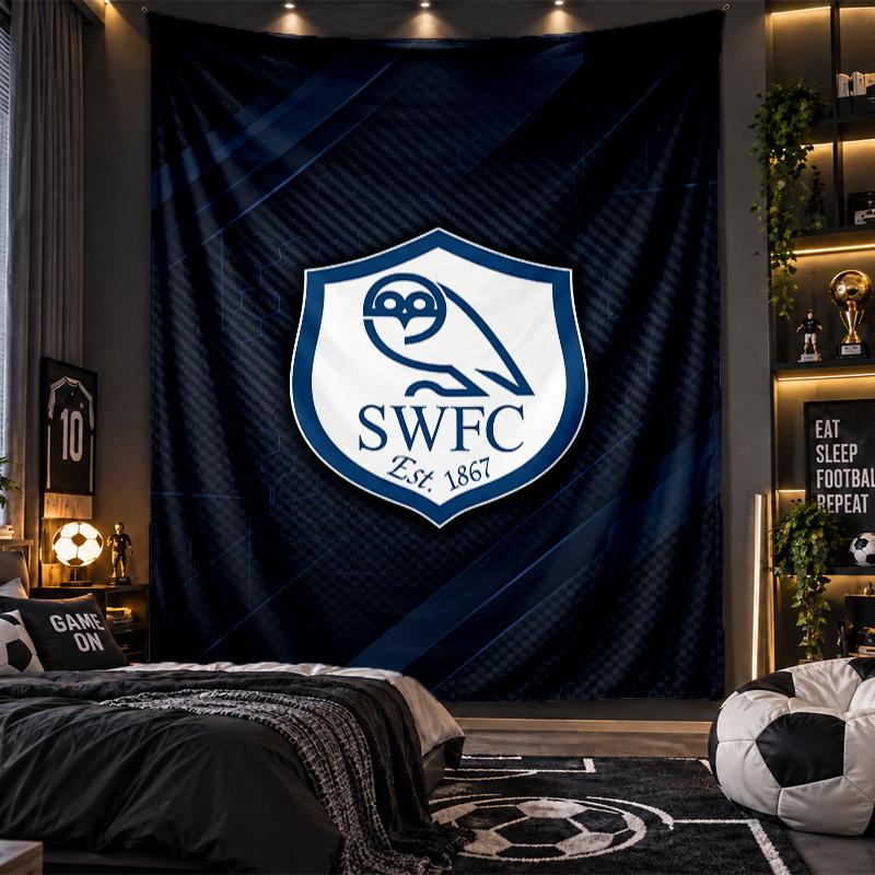 Wandbehang Wandteppich Sheffield Wednesday Drucktuch für Wohnzimmer Schlafzimmer Heimdekoration
