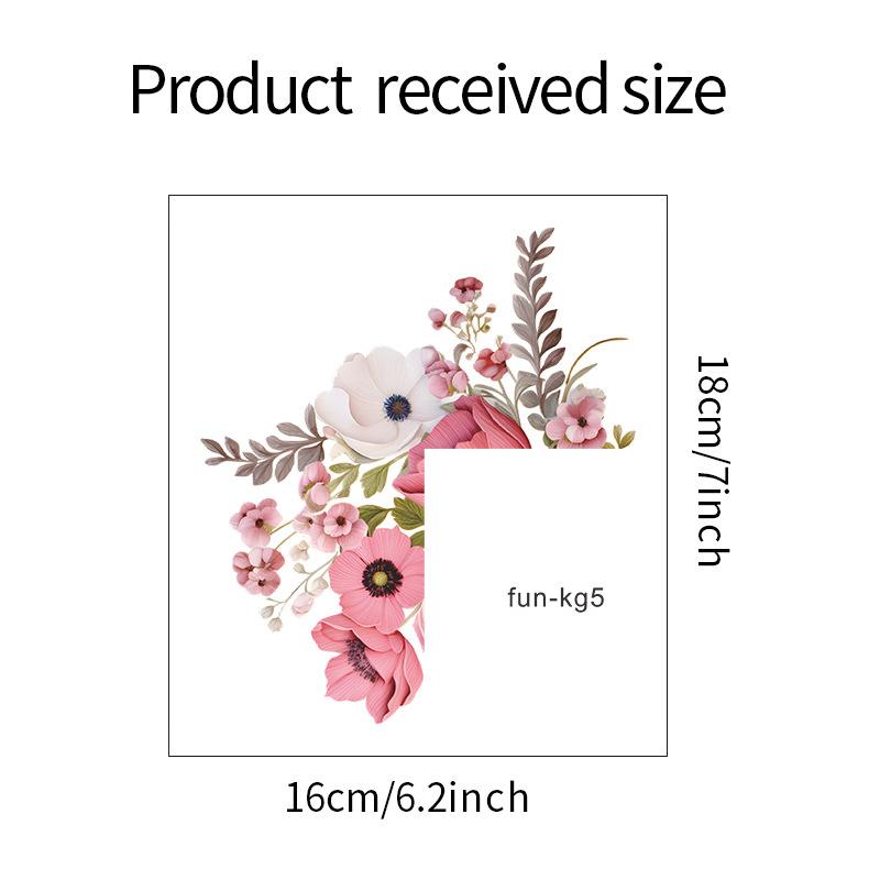 Green Plant Flower Switch Paste Bedroom Living Room Porch Beautify Decorative Wall Sticker