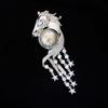 Spilla Retro Testa di Cavallo Meteora Spilla Versatile Cavallo dello Zodiaco Pin Per Donne Temperamento Completo Risvolto Corsage Accessori Abbigliamento