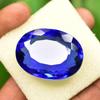 Blue Sapphire Loose Gemstone 82.85 Ct Lab Grown Oval Cut September Birthstone for Gem Collections