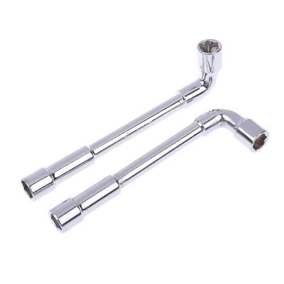 Donanım Araçları Ayna Delikli L Şeklinde Dirsek Soket Anahtarı 7 Şekilli Freze Ağızlı Manuel Boru Anahtarı