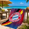 Munich FC Artwork Printed Microfiber Beach Towel, Soft And Absorbent, Quick-Dry, Ideal for Summer Travel, Beach Essential, Swimming Pool