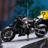 1:8 Racing Motorbike Model MOC Blocks Model Moto Vehicle Technical Birthday Gifts Building Toys for Kid Boys Adult Room Ornament