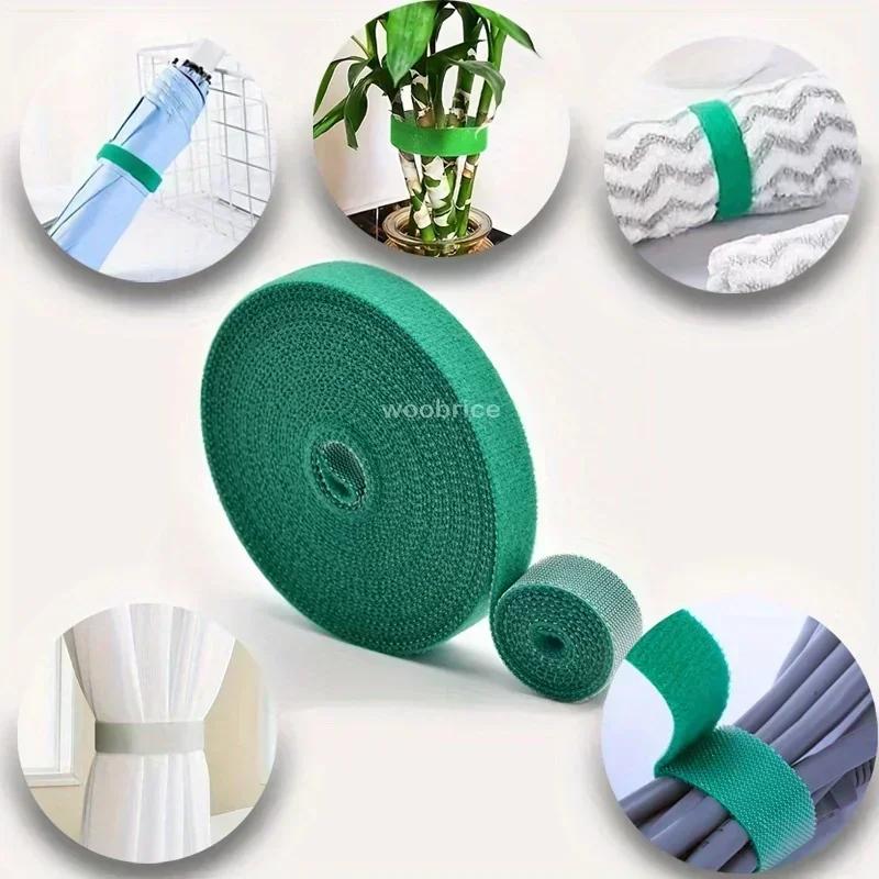 Gartenband Nylon Kabelbinder für Pflanzen Blumen Wachsen Klettern Wiederverwendbare Pflanzenstütze Klettverschluss Gartenzubehör