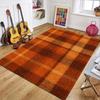 Vintage Tartan Buffalo Check Pattern Non Slip Washable Floor Carpet Doormat for Living Room Bedroom Bathroom Rustic Cabin Decor