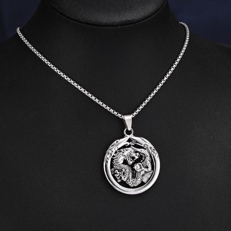 

Мужское ожерелье-подвеска в стиле хип-хоп 2025 года, цепочка для длинного свитера, нержавеющая сталь