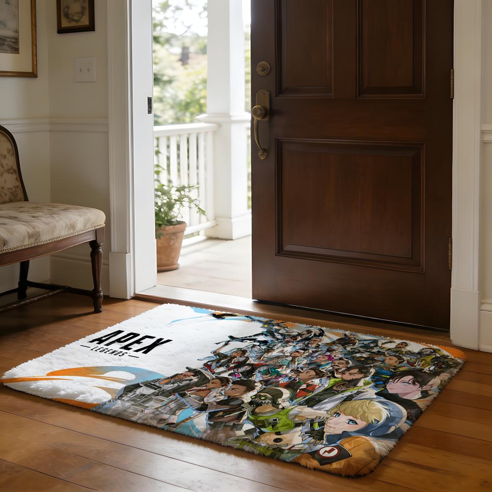 Anime Cool Hot AApex LLegend Floor Mat Soft Flannel Absorbent Mat Non-Slip Rug Home Bedroom Bathroom