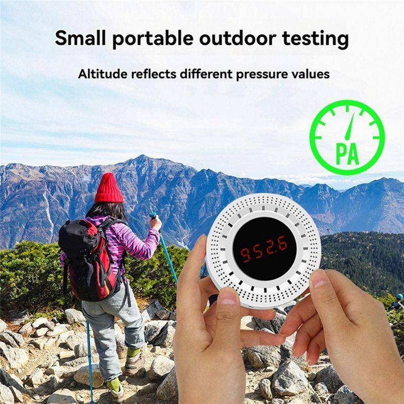 Feb.Tuya Intelligent Atmospheric Pressure Sensor With Temperature And Humidity Detection Integrated Home Device Tuya