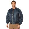 ROTHCO MA-1 Flight Jacket 7325 Navy Blue Size S (US Relaxed Fit)