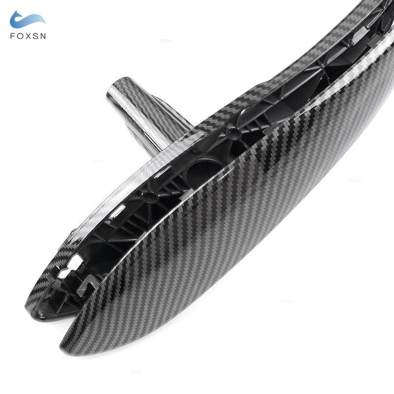 For BMW 3 4 Series F30 F34 F32 F36 F80 F82 Carbon Fiber Texture Inner Front Left Right Door Handle Cover Door Pull Replacement