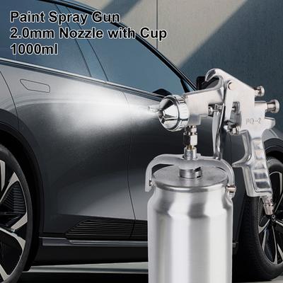 Car Repair Tools Gun Handle Spray Tool Silver With 2 MM Nozzle Anti-Rust Paint Sprayer Spray Paint Gun Machine Pneumatic Sprayer