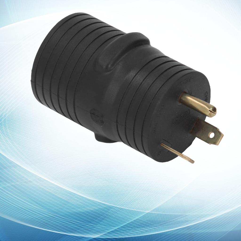 RV Plug Adapter PVC 30A Male TT 30P to 50A Female 14 50R Power Connector
