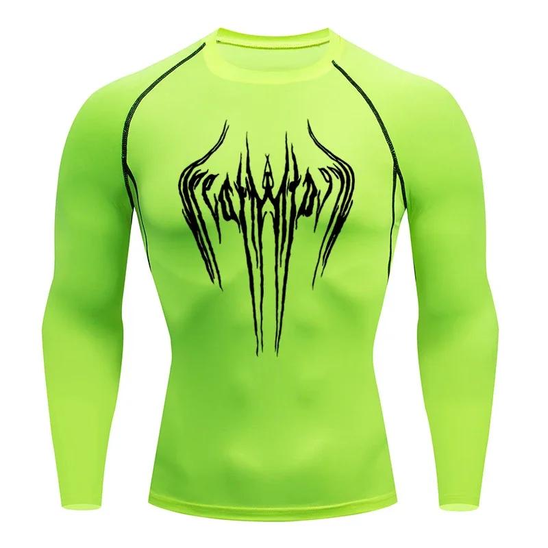 Men's Breathable Compression Sports T-shirt Short-sleeved Bodybuilding Fitness Sweatshirt Jogging Training Sportswear Top S-3XL