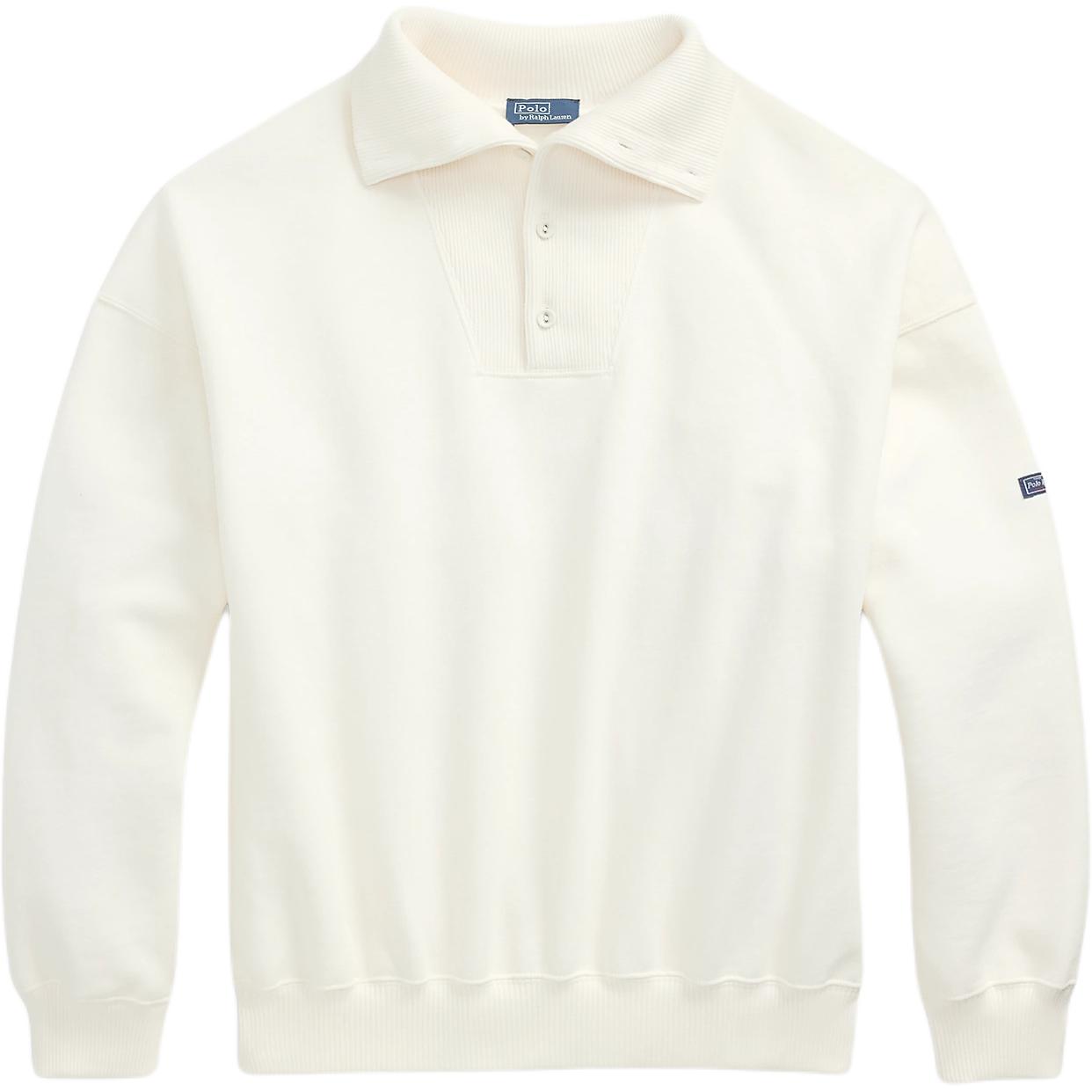 

Polo Ralph Lauren Свободный свитшот с длинным рукавом и воротником-стойкой Женские топы Белый 211965099-001 M