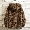 Winterjacke mit Leopardenmuster, lockere, bequeme, wattierte Jacke, modische Herren- und Damenjacke für den Herbst