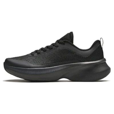 Damskie buty treningowe z okrągłym noskiem, amortyzujące wstrząsy, trwałe, niskie cholewki, sneakersy, czarne 122417757-2