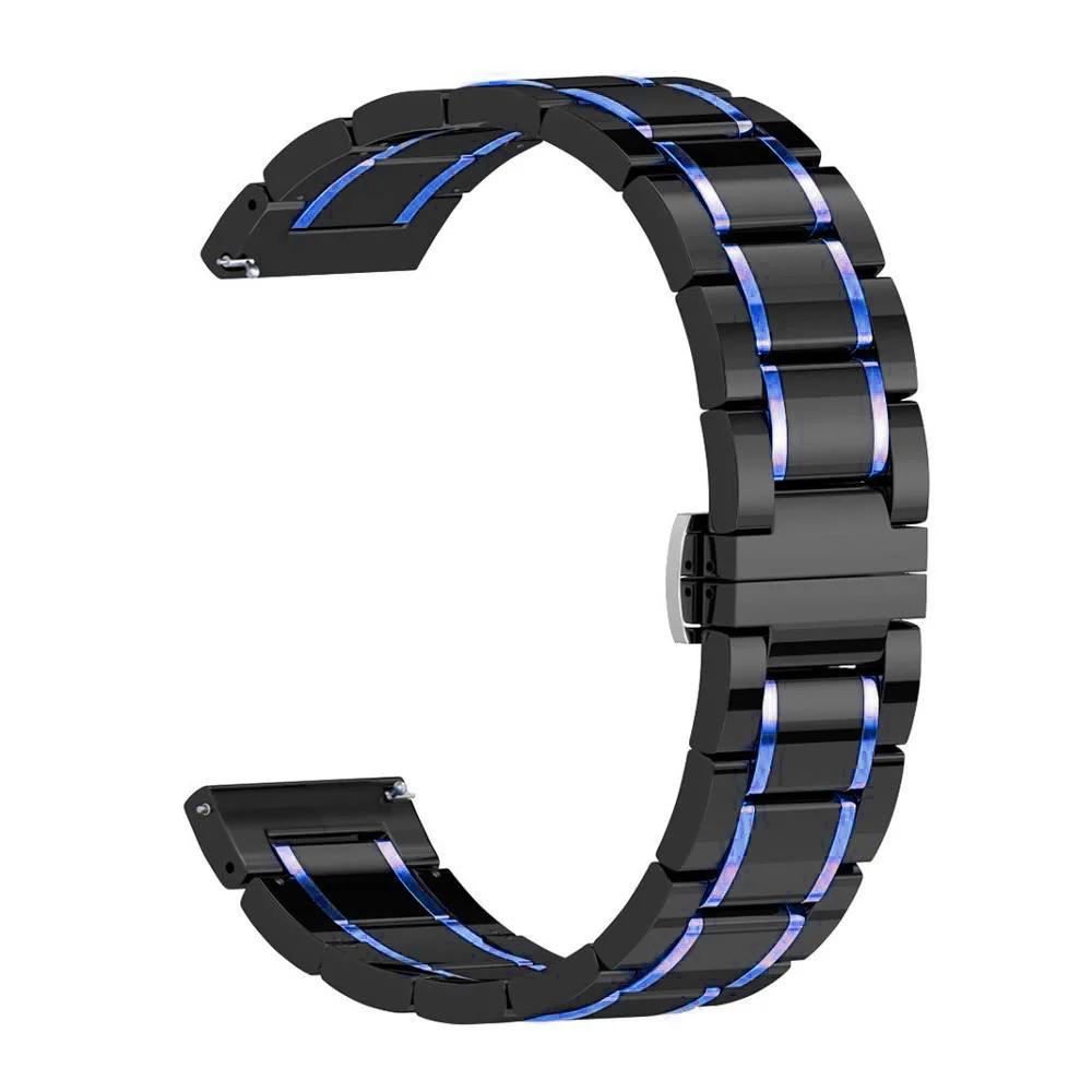 Ceramic Metal strap for Apple watch 45mm 44mm 41mm 42mm 46mm Replacement bracelet Wristband iwatch Ultra 10 9 8 7 6 5 4 SE band