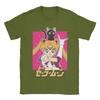 Men TShirt Sailors Moons Vintage 100 Cotton Tees Short Sleeve  T Shirts Crewneck Clothes Gift Idea