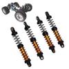 4 Pack Metal RC Car  s High Strength 90mm RC Car Shocks for 1Celsius10 Scale   with 8 Spare Springs