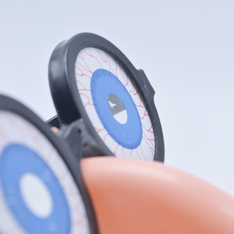 Funny Nose Glasses with Fake Mustache, Big Nose Glasses Eyeball Glasses with Nose and Mustache for Halloween Parties