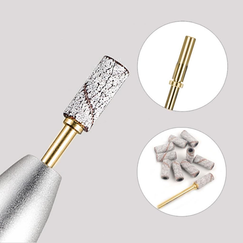Nail Art Sanding Bands Grinding Sand Rings Bit Assembly Bearing Fit for Electric Drill Machine Accessories Manicure Tool
