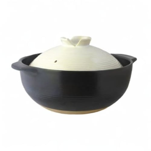 Living Earthenware Pot No. 8, 30cm, for 3-4 people, boil-over resistant, perfect for rice and banquets