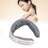 TENS Electric Pulse Neck Massager 4 Heads 6 Modes 9 Gears Heat Compression Neck Acupoints Lymphvity Massage Device White