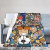 Inazuma Eleven: Victory Road Accessories Blankets Lightweight Thin Fleece Throw Blanket Relax Bedspreads