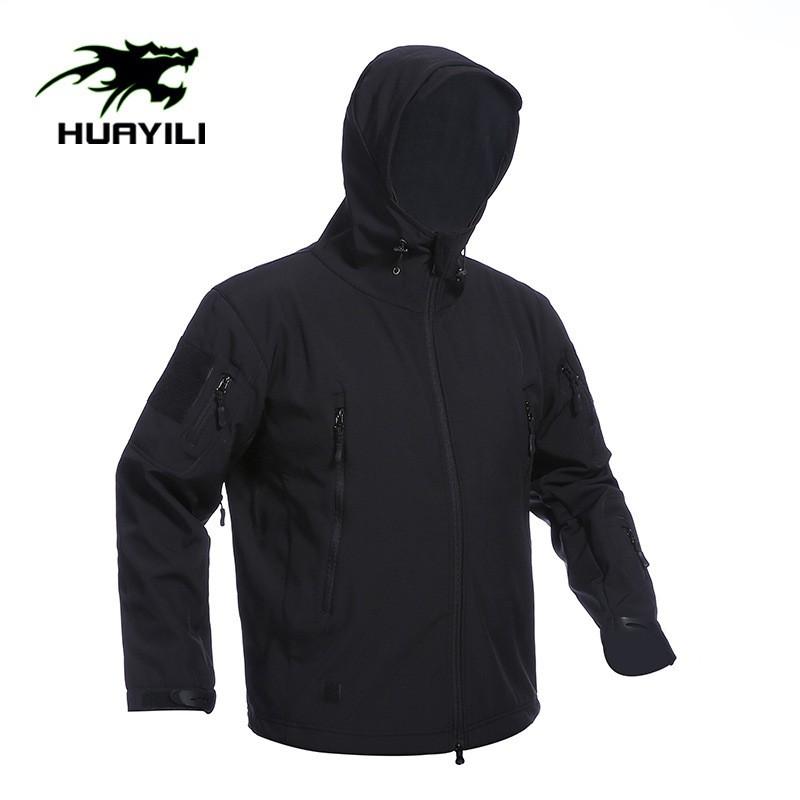 Men Waterproof Camo Fleece Softshell Cycling Jacket Outdoor Windproof Warm Coat