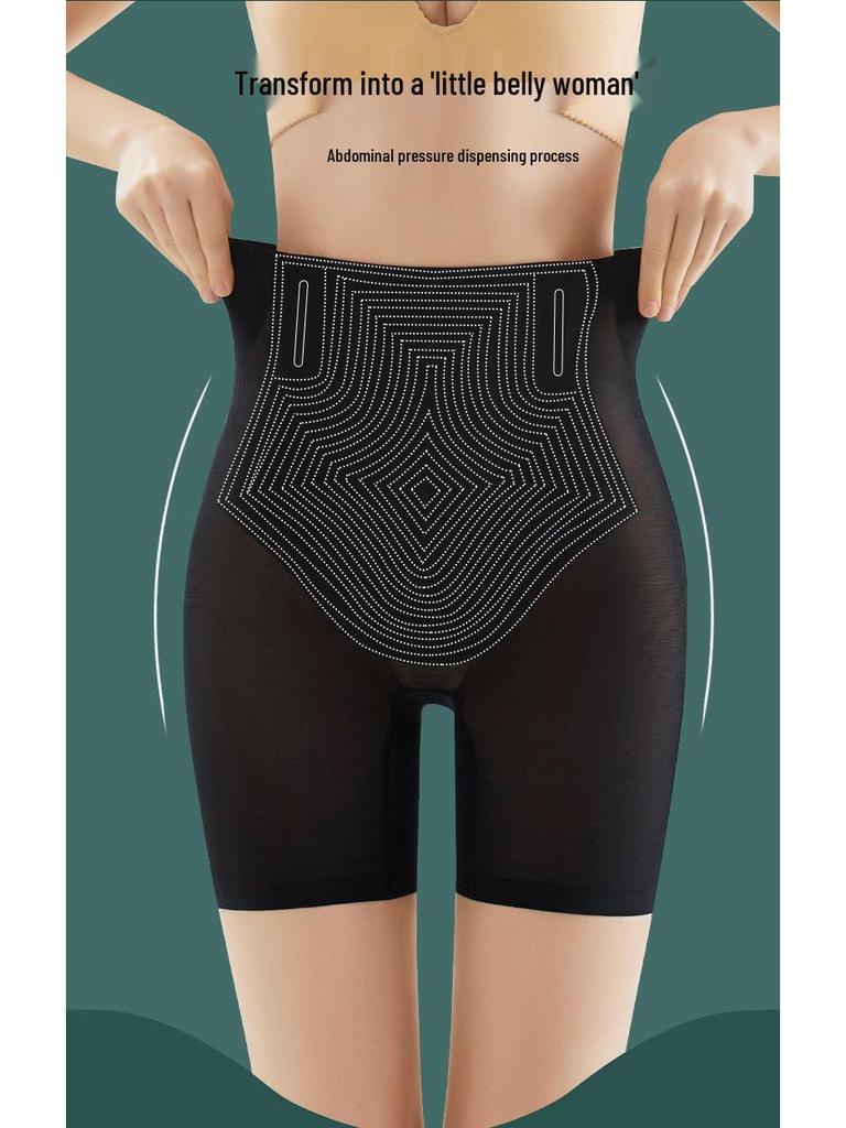 Summer High-Waisted Tummy Control Panties: Breathable, Strong Waist Cincher with Hip Lift for Women.