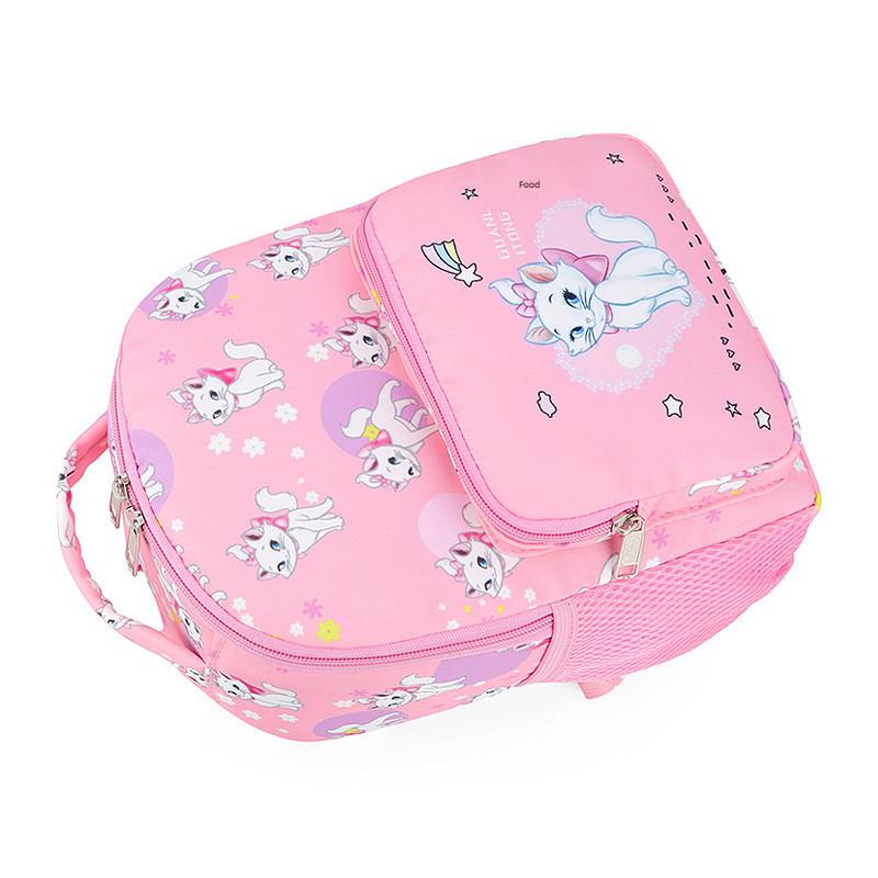 Bow Cute Cat Printed Backpack With Waterproof Nylon Material For Use School