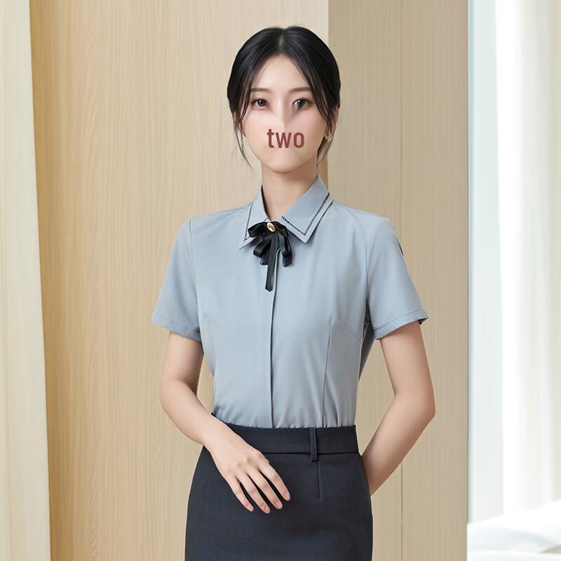 Trueman Women's Short Sleeve Business Casual Shirt