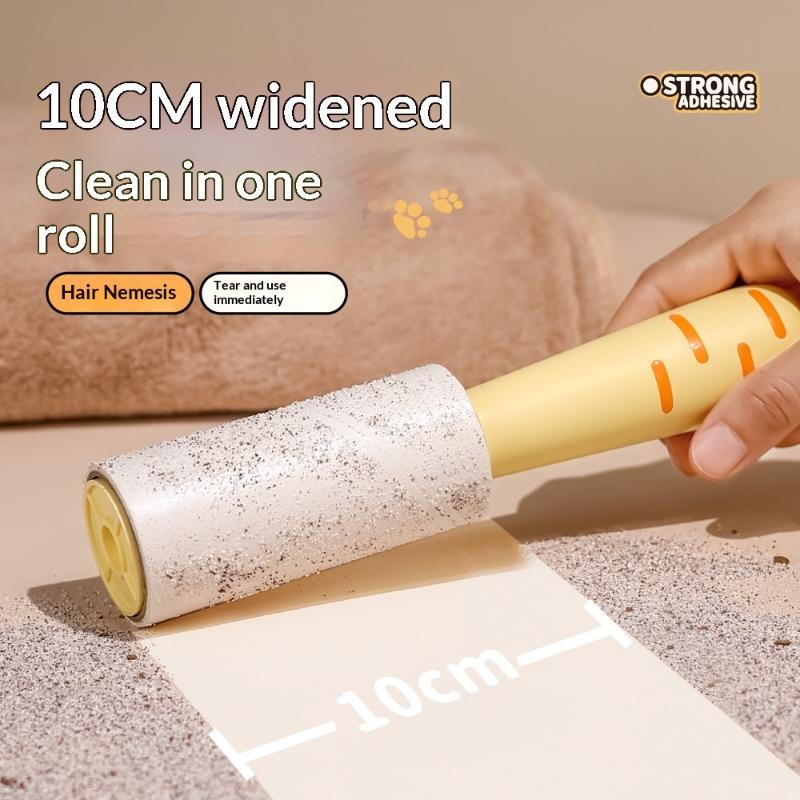 /Cute Cat Shape Hair Remover Roller Tearable Adhesive Paper Dust Removal Roller For Clothes Pets Home Sticky Hair Cleaning Brush