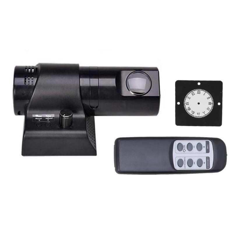 LED Analog Projection Clock with Roman and Arabic Numerals Dials Adjustable Brightness for Easy Nighttimes Viewing