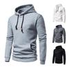 2024 Herren Europäische Größe Kapuzenpullover mit Karo-Jacquard