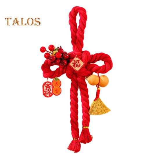 

Китайский узел веревки подвесной кулон год змеи дверная ручка вешалка весенний фестиваль украшение для дома автомобиль новогоднее украшение C