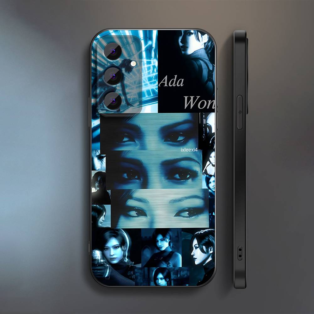 Ada Wong R-Resident E-Evil Phone Case For Samsung S 25,24,23,22,30,21,20,10,9,Ultra,Plus,Lite,FE,5G Black Full-coverage Soft