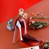 1pcs Glass High Heel Shaped Wine Bottle Glass Wine Container Special Shaped Decanter Whiskey Glass Bottle Alcohol Bottle Whiskey Container Wine Set Ac