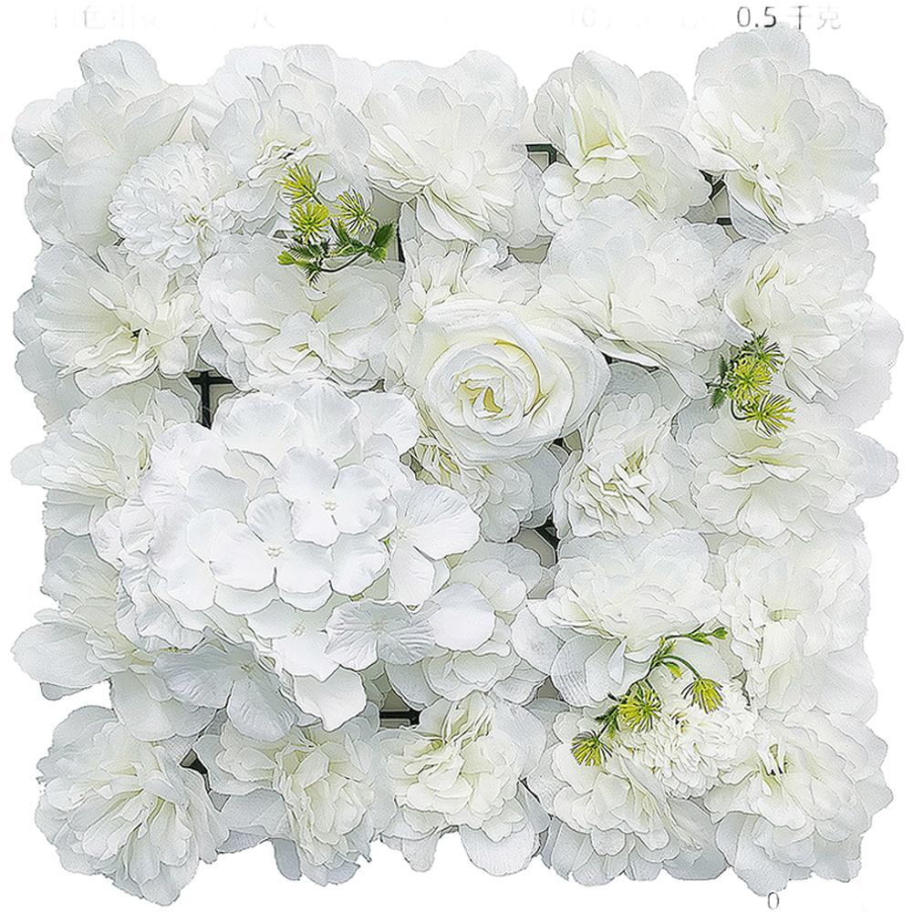 

Wedding Floral Wall Panel Artificial Silk Flower Background for Events Photography Studio Decor 33x33cm and 40x60cm Options