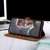 8-Color Owl Embossed Pattern Flip Card Design Wallet Case for TCL 40 XL/40R/40X/40SE.TCL 403/405/406/408