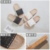 Wholesale of Hemp Slippers Spring and Summer New Linen Slippers Women's Home Indoor Non-slip Male and Female Couples Wooden Floor Hollow